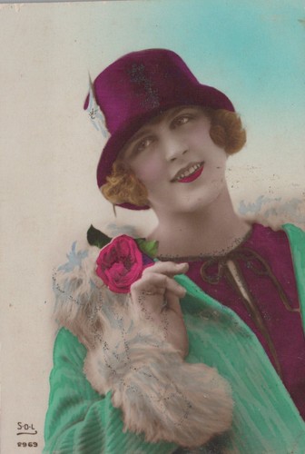 Cartolina tematica donne - cartolina,