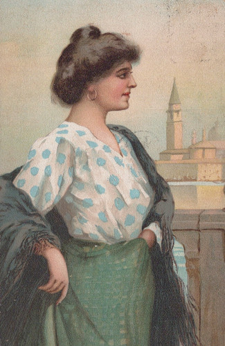 Cartolina tematica donne - cartolina,