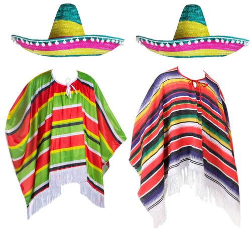 Costume poncho messicano - costume,