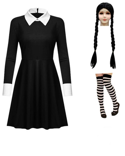 Costume mercoledì bambina - mercoledì,