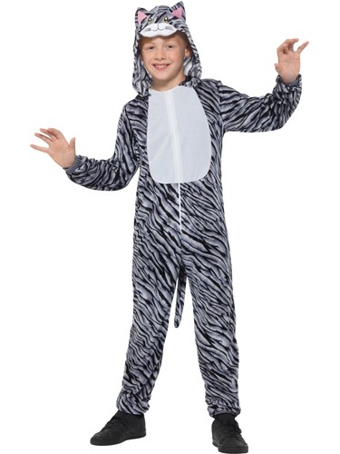 Costume gatto tabby bambina - tabby,