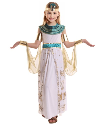 Costume cleopatra bianca - bianca, reale